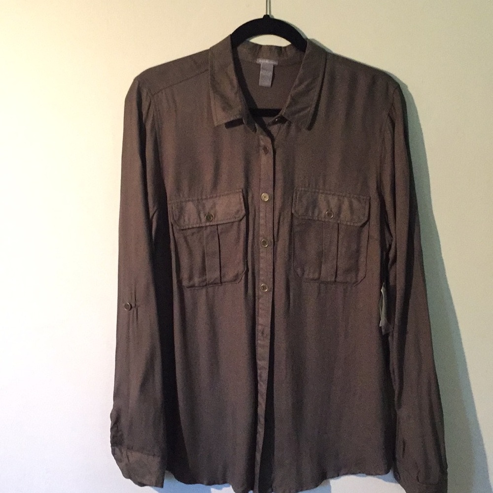 Charlotte Russe long sleeve blouse